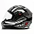 Capacete Moto Fechado GTN Fox Grafite Tamanho 56 58 60 Viseira Transparente Motociclista Masculino Feminino - FW3 - Imagem 1