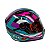 Capacete Fechado para Moto GTN FOX Azul Tiffanny Roxo com Viseira Cristal Tamanho 56 58 60 - FW3 - Imagem 4