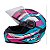 Capacete Fechado para Moto GTN FOX Azul Tiffanny Roxo com Viseira Cristal Tamanho 56 58 60 - FW3 - Imagem 2