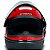 Capacete para Moto Fechado Automatic Vermelho Preto com Viseira Transparente Tamanho 60 - FW3 - Imagem 3