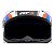 Capacete Moto Fechado GTN R1 Preto Fosco com Azul Vermelho e Viseira Cristal Tamanho 56 58 60 - FW3 - Imagem 5