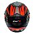 Capacete Moto Fechado GTX R1 Preto com Vermelho Fosco Viseira Cristal e Narigueira Alta Tamanho 56 58 60 FW3 - Imagem 4