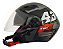 Capacete Para Moto X OPEN 43 Aberto Com Óculos Solar Interno Grafite com Preto Tamanho 56 58 60 - FW3 - Imagem 1