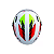 Capacete Moto Aberto X Open Italy Branco com Viseira Cristal Tamanho 56 58 60 - FW3 - Imagem 4