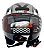 Capacete Moto Aberto X Open Up Fox Grafite com Oculos Solar Interno Fumê e Viseira Cristal Tamanho 56 58 60 - FW3 - Imagem 7