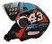 Capacete para Moto Aberto X Open Up 43 Azul Vermelho com Oculos Interno Viseira Cristal Tamanho 60 - FW3 - Imagem 4