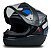 Capacete para Moto Fechado Automatic Preto e Azul com Viseira Transparente Tamanho 60 - FW3 - Imagem 2