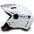 Capacete para Moto Aberto X Open Classic Branco Brilhante com Viseira Cristal Tamanho 56 58 60 - FW3 - Imagem 7