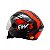 Capacete para Moto Aberto X Open Speed Preto com Vermelho com Viseira Cristal Tamanho 60 - FW3 - Imagem 4