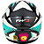 Capacete Moto Fechado GTX Super Azul Tiffany Rosa e Branco com Oculos Interno Viseira Cristal Tamanho 56 58 60 - FW3 - Imagem 6