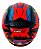 Capacete Moto Fechado GTX FOX Laranja Amarelo com Oculos Interno Viseira Cristal e Narigueira Alta Tamanho 56 58 60 FW3 - Imagem 8