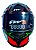 Capacete Moto Fechado GTX 43 Vermelho Verde com Oculos Interno Viseira Cristal e Narigueira Alta Tamanho 56 58 60 - FW3 - Imagem 4