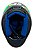 Capacete Moto Fechado GTX 43 Vermelho Verde com Oculos Interno Viseira Cristal e Narigueira Alta Tamanho 56 58 60 - FW3 - Imagem 5