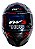 Capacete Moto Fechado GTX 43 Grafite com Oculos Interno Viseira Cristal e Narigueira Alta Tamanho 56 58 60 - FW3 - Imagem 6