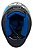 Capacete Moto Fechado GTX 43 Azul Vermelho com Oculos Interno Viseira Cristal e Narigueira Alta Tamanho 56 58 60 - FW3 - Imagem 8