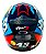 Capacete Moto Fechado GTX 43 Amarelo Azul com Oculos Interno Viseira Cristal e Narigueira Alta Tamanho 56 58 60 - FW3 - Imagem 4
