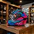 Capacete Fechado para Moto GTN FOX Rosa Azul com Viseira Cristal Tamanho 56 58 60 - FW3 - Imagem 4