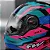 Capacete Fechado para Moto GTN FOX Rosa Azul com Viseira Cristal Tamanho 56 58 60 - FW3 - Imagem 5