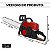 Motosserra Gasolina 83cc Sabre 18 Polegadas Corte Até 48cm Potência 2,0kw Bomba De Óleo Automática Para Madeira - Imagem 3