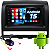 Multimidia Sistema Android 15 Nimus 4GB Ram64GB Tela 7 Pol + Câmera de ré + Moldura Idea Siena Strada Palio 05 até 12 - Imagem 1
