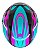 Capacete Moto Aberto X Open Up Fox Azul Rosa Preto com Oculos Solar Interno Fumê e Viseira Cristal Tamanho 56 58 60 FW3 - Imagem 7