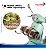Mini Moto Elétrica Infantil Vespa Primavera 12v Azul Licenciada Com Luz Som Rodinhas Auxiliares Suporta Até 30kg - Imagem 4
