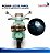 Mini Moto Elétrica Infantil Vespa Primavera 12v Azul Licenciada Com Luz Som Rodinhas Auxiliares Suporta Até 30kg - Imagem 6