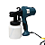 Pistola De Pintura Elétrica Pulverizadora 450w 110v Reservatório 700ml Jato Regulável Para Parede Madeira Móveis - Imagem 1