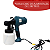 Pistola De Pintura Elétrica Pulverizadora 450w 110v Reservatório 700ml Jato Regulável Para Parede Madeira Móveis - Imagem 6