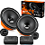 Kit 2 Vias Hertz DSK 165.3 6 Polegadas 160W RMS Alto Falante Automotivo Woofer Tweeter e Crossovers Som Alta Qualidade - Imagem 1