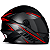 Capacete Pro Tork R8 Integral Preto Fosco Com Vermelho Viseira Fumê Tamanho 60 Uso Urbano Moto Masculino Feminino - Imagem 5