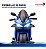 Mini Moto Elétrica Infantil 6v Azul Bateria Recarregável Luz Som Rodas De Apoio Até 30kg Certificada Inmetro - Imagem 4