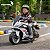 Mini Moto Elétrica Infantil 6v Branca Bateria Recarregável Luz Som Rodas De Apoio Até 30kg Certificada Inmetro - Imagem 3