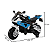 Mini Moto Elétrica Infantil Bmw S1000 Rr 12v Azul Licenciada Banco De Couro Luz Som Buzina Rodas De Apoio 25kg - Imagem 2