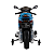 Mini Moto Elétrica Infantil Bmw S1000 Rr 12v Azul Licenciada Banco De Couro Luz Som Buzina Rodas De Apoio 25kg - Imagem 8