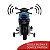Mini Moto Elétrica Infantil Bmw S1000 Rr 12v Azul Licenciada Banco De Couro Luz Som Buzina Rodas De Apoio 25kg - Imagem 9
