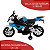 Mini Moto Elétrica Infantil Bmw S1000 Rr 12v Azul Licenciada Banco De Couro Luz Som Buzina Rodas De Apoio 25kg - Imagem 5