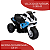 Mini Moto Elétrica Infantil Bmw S1000 Rr 6v Azul Original Licenciada Bateria Recarregável Luz Som 3 Rodas 25kg - Imagem 5