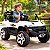 Carro Jipe Elétrico Infantil 12v Branco Controle Remoto Bateria Recarregável Luz Som Cinto 3 Pontos Até 30kg - Imagem 5