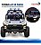 Carro Jipe Elétrico Infantil 12v Cinza Controle Remoto Bateria Recarregável Luz Som Cinto 3 Pontos Até 30kg - Imagem 4