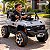 Carro Jipe Elétrico Infantil 12v Cinza Controle Remoto Bateria Recarregável Luz Som Cinto 3 Pontos Até 30kg - Imagem 5
