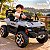 Carro Jipe Elétrico Infantil 12v Cinza Controle Remoto Bateria Recarregável Luz Som Cinto 3 Pontos Até 30kg - Imagem 7