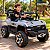 Carro Jipe Elétrico Infantil 12v Cinza Controle Remoto Bateria Recarregável Luz Som Cinto 3 Pontos Até 30kg - Imagem 3