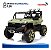 Carro Jipe Elétrico Infantil 12v Verde Controle Remoto Bateria Recarregável Luz Som Cinto 3 Pontos Até 30kg - Imagem 5