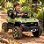 Carro Jipe Elétrico Infantil 12v Verde Controle Remoto Bateria Recarregável Luz Som Cinto 3 Pontos Até 30kg - Imagem 6