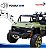 Carro Jipe Elétrico Infantil 12v Verde Controle Remoto Bateria Recarregável Luz Som Cinto 3 Pontos Até 30kg - Imagem 7