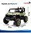 Carro Jipe Elétrico Infantil 12v Verde Controle Remoto Bateria Recarregável Luz Som Cinto 3 Pontos Até 30kg - Imagem 10