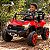 Carro Jipe Elétrico Infantil 12v Vermelho Controle Remoto Bateria Recarregável Luz Som Cinto 3 Pontos Até 30kg - Imagem 10