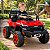 Carro Jipe Elétrico Infantil 12v Vermelho Controle Remoto Bateria Recarregável Luz Som Cinto 3 Pontos Até 30kg - Imagem 8