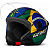 Capacete Moto Aberto Pro Tork New Liberty Three Patriota Brilhante Verde Amarelo Azul Tam 58 - Imagem 2